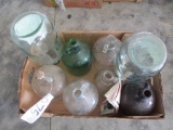 9 GLASS JUGS