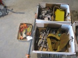 2 BOXES DEEP WELL SOCKETD, STAPLER, TIN SNIPS