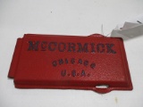 MCCORMICK TOOL BOX CAST LID