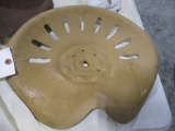 2 METAL PAN SEATS, JI CASE, NO NAME