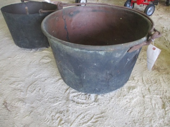 24" copper kettle