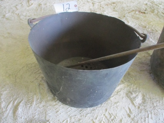 20" brass kettle