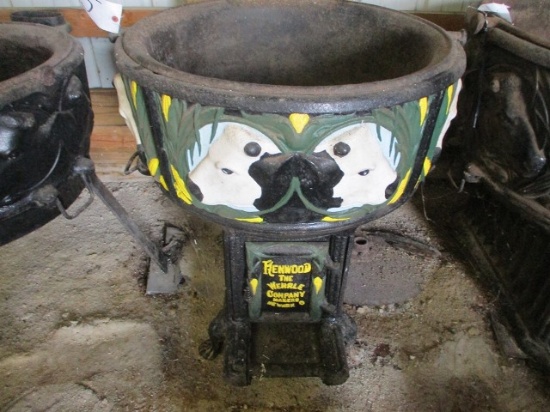 Kenwood The Wehrle Company Makers 30 gal cast iron kettle w/ jacket