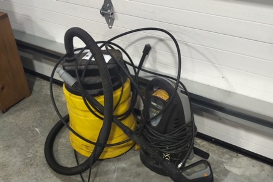 YARD WISE 1650 POWER WASHER, 1.25 HP SHOP VAC