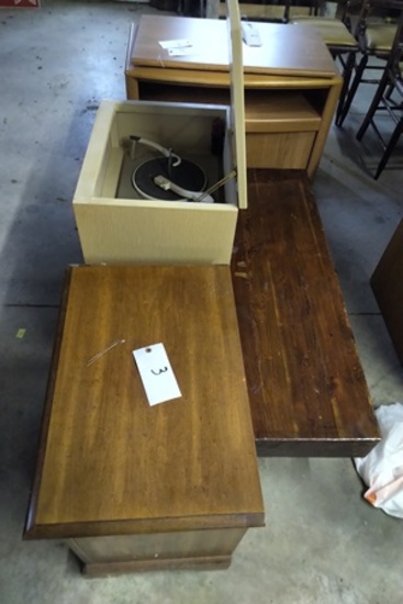 3 ITEMS - END TABLE, COFFEE TABLE