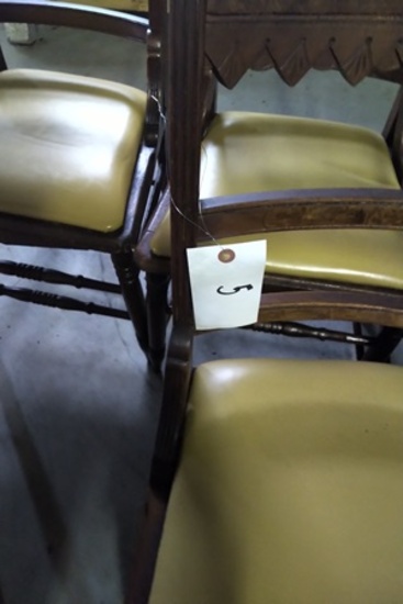 7 YELLOW CHAIRS