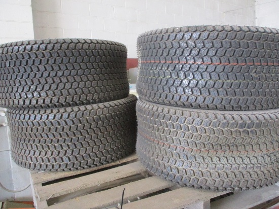 (4) 320x55x16.5 Firestone Turf Tires