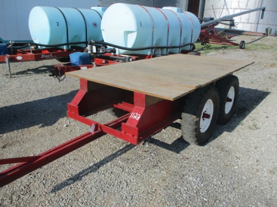 Double Axle Flatbed Trailer
