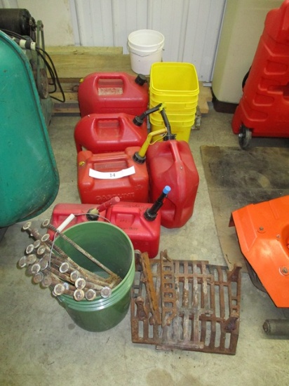 6 GAS CANS SOME 2.5 TO 5 GAL BIRKEMEIER - SHOP BIRKEMEIER - SHOP