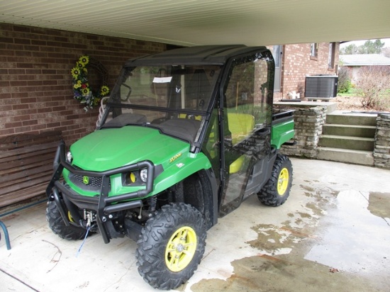 JOHN DEERE GATOR XUV MANUAL LIFT GATE 26X8 TIRES 12" RIM SERIAL #M0KT033022589 BIRKEMEIER - SHOP BIR
