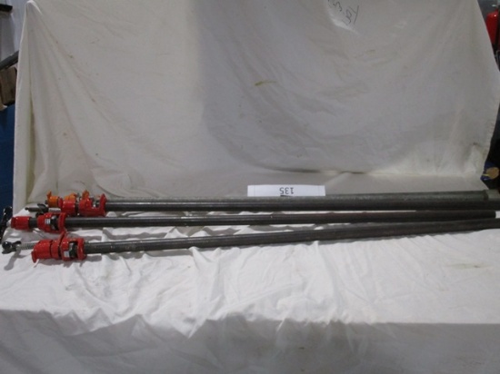 3 – 4' 2- 3' PIPE CLAMPS