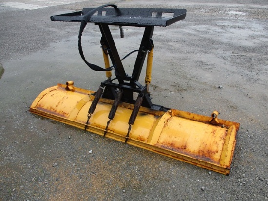 SNOW PLOW ATTACHMENT for SKIDLOADER