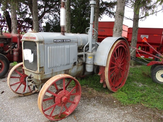 1932 MCCORMICK 22-36 TRACTOR on STEEL