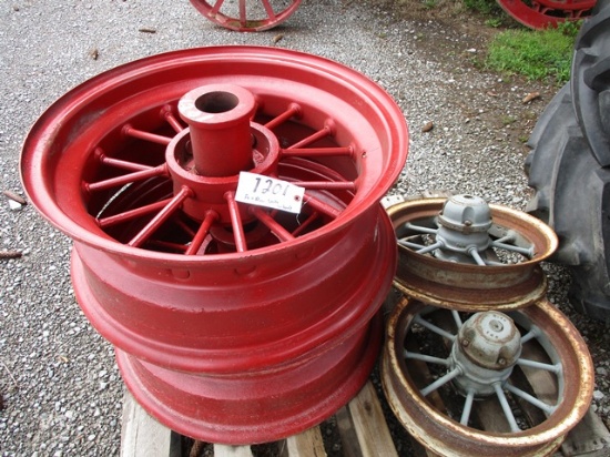 FRONT & REAR TRACTOR SPOKE WHEELS