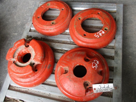 CASE REAR WHEEL WTS & VAC FRONT WTS