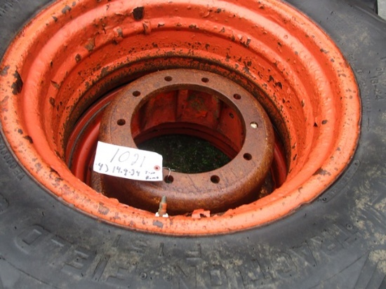 (4) 14.9-24 TIRES & RIMS