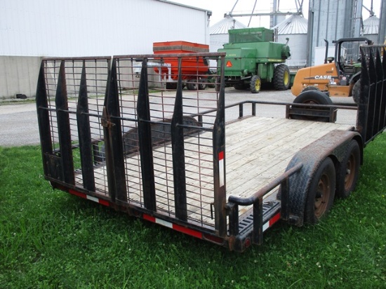 Homemade 13' Tandem Axle Trailer