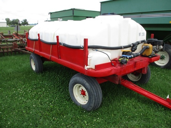 FLATBED WAGON w/ 1280 GAL TANK