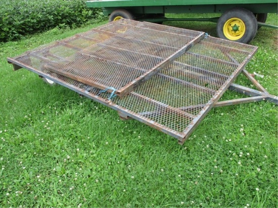 HOMEMADE 8'x12' STEEL TRAILER