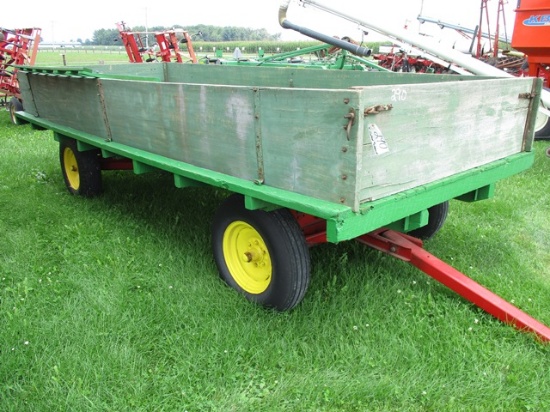 16' FLATBED w/ SIDES & RACK