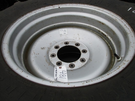SET 14.9-24 TIRES & RIMS