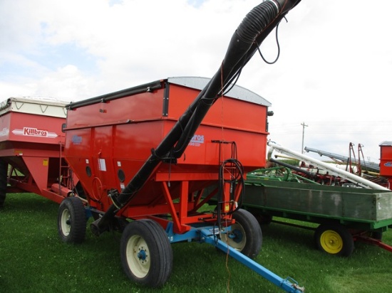 KB 390 HOPPER WAGON w/ BRUSH AUGER