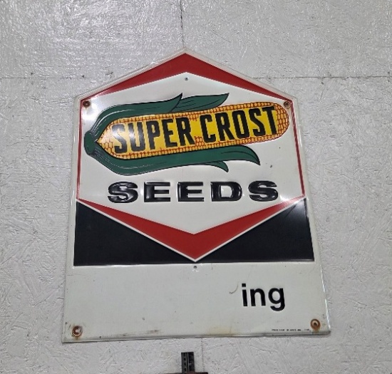 (2) Super Crost Seed Signs
