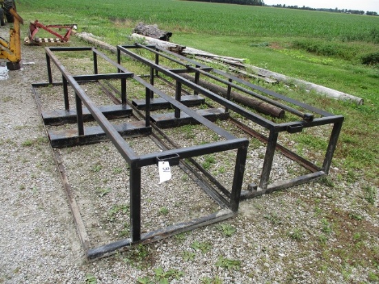 (2) STORAGE RACKS for JD PLANTER