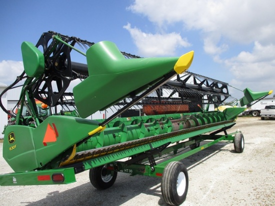 2009 JD 630F FULL FINGER GRAIN HEAD