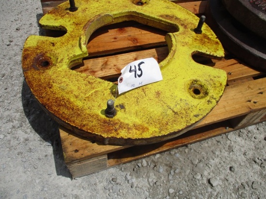 (4)) JD ROUND REAR WEIGHTS