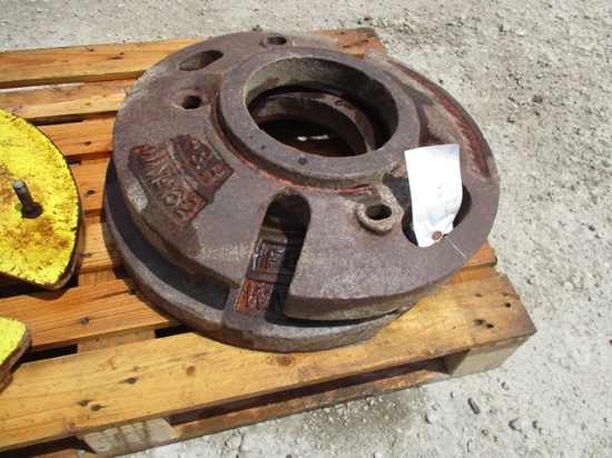 (2) F-H ROUND WEIGHT