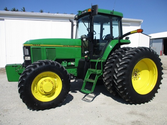 1995 JD 7800 MFWD TRACTOR