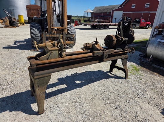 METAL FLAT BELT DRIVE LATHE