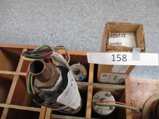 Repair Motors And Pump Head For Simergable Well Pump, With Wooden Boxes