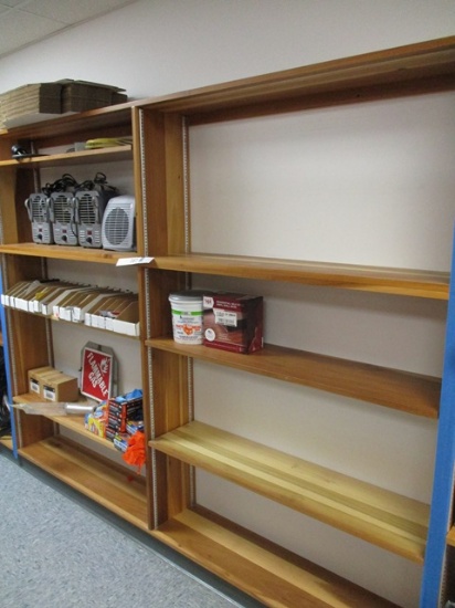 4 Small Electric Heaters Misc Tools And Gloves Shelf Included