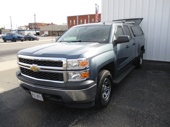 2014 Chevy Silverado 4x4, 6.5' Bed, 192,714 Miles, Serial # 1gcvkpeh9ez130031