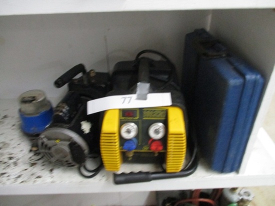 Appion G5twin Refrigerant Recovery, Yellow Jacket Refrigeration Service Tools, Elecgtronic Charging