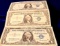 Coin - Currency - Stamps; 6 U. S. Silver Certificate Dollar Bills