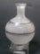 Glassware - Interior - Ceramic; Circular Frosted Glass Vase