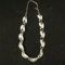 Jewelry - Gems - Watches; Silver Leaf Necklace