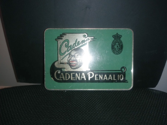 Accessories - Decor - Vintage; Cadena Penaal 10 Cigar Tin