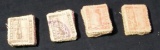 Coin - Currency - Stamps; 4 Bundles of Hawaiian 2 Cent Stamps