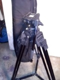 Estate - Film - Equipment; 2 Cartoni Tripods and Camera Mount