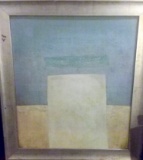 Fine Art - Painting - Abstract; 2 Paintings Neutral Blues