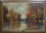 Fine Art - Painting - Vintage; Sawkill By R. Wood