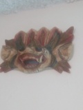Fine Art - Sculpture - Mask; Wood Bat God Mexican