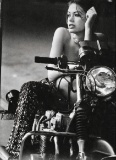 Photograph - Vintage - Model; Miss Motorcycle