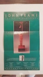 Poster - Art - Signed; John Frame Sculptures Exhibit