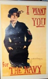 Poster - Film - Vintage; Join The Navy WWII