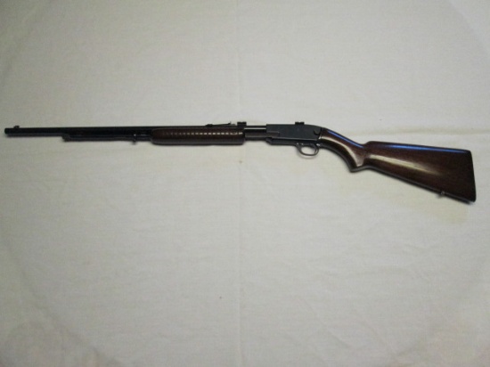 Winchester .22 S/L/LR M61 slide action tubular mags, sling rings, metal but